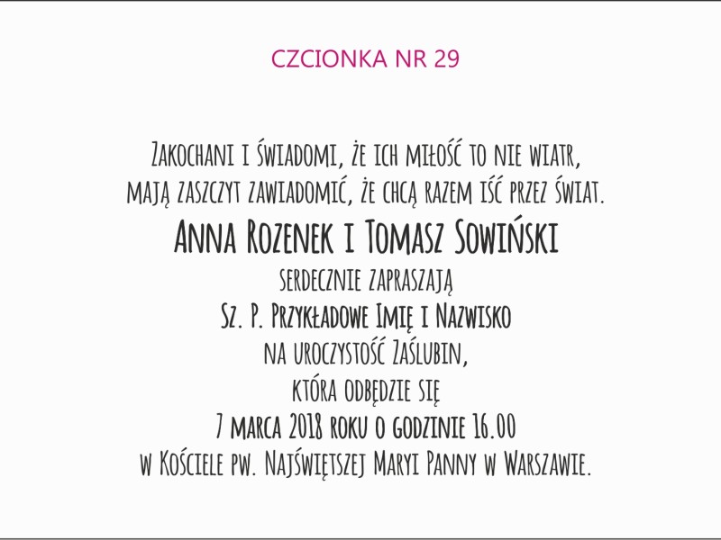 czcionka nr 29