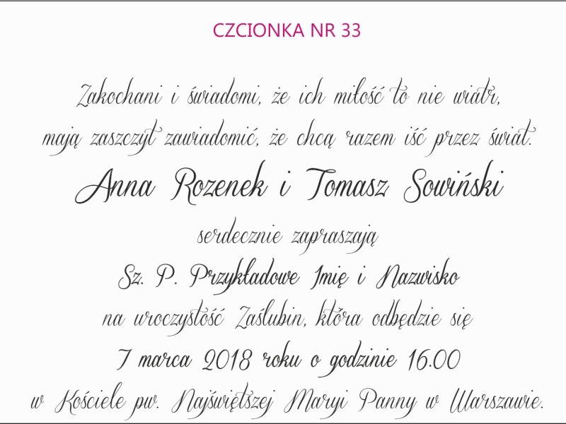 czcionka nr 33