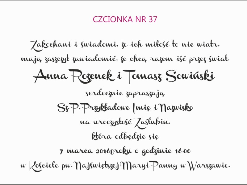 czcionka nr 37