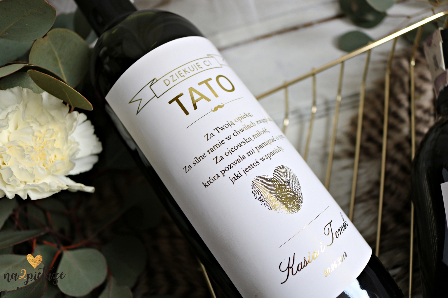 personalizowana etykieta na wino 2